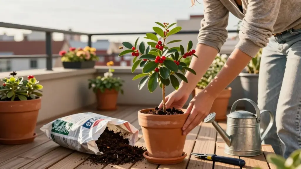 Te va a encantar: este pequeño árbol frutal de América del Sur se adapta perfectamente a macetas