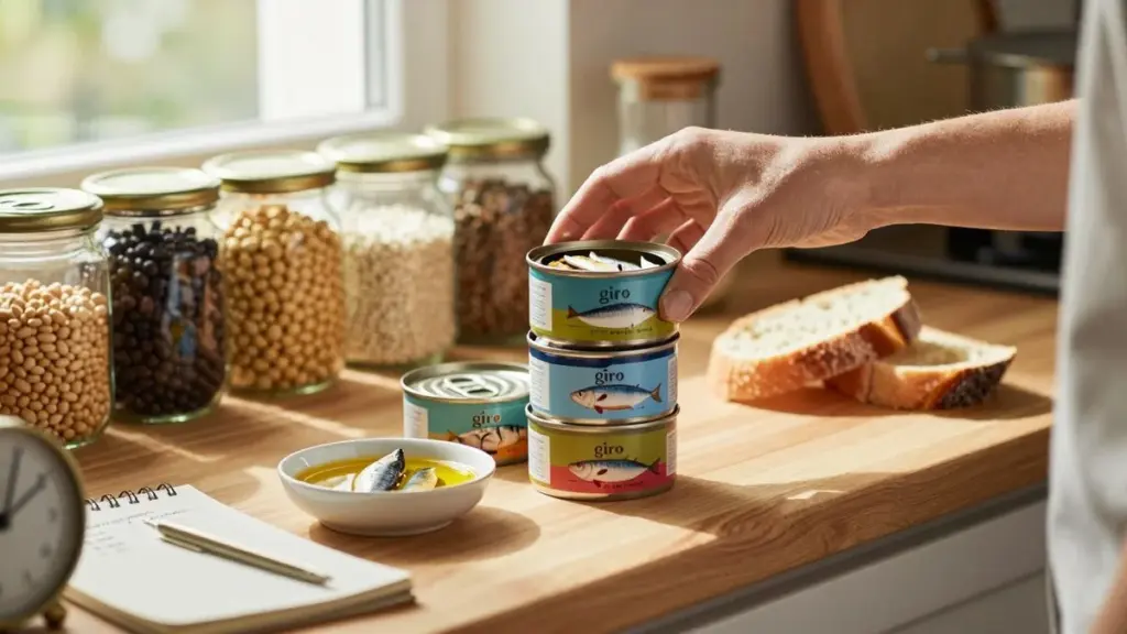 Deberías voltear las latas de sardinas en la despensa para que el aceite se distribuya mejor y el sabor sea más uniforme.