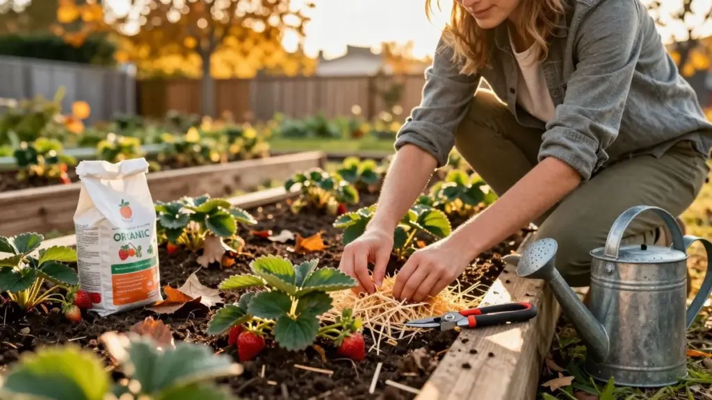 El otoño es decisivo: qué hacer con los fresas antes del invierno para asegurar una cosecha récord.